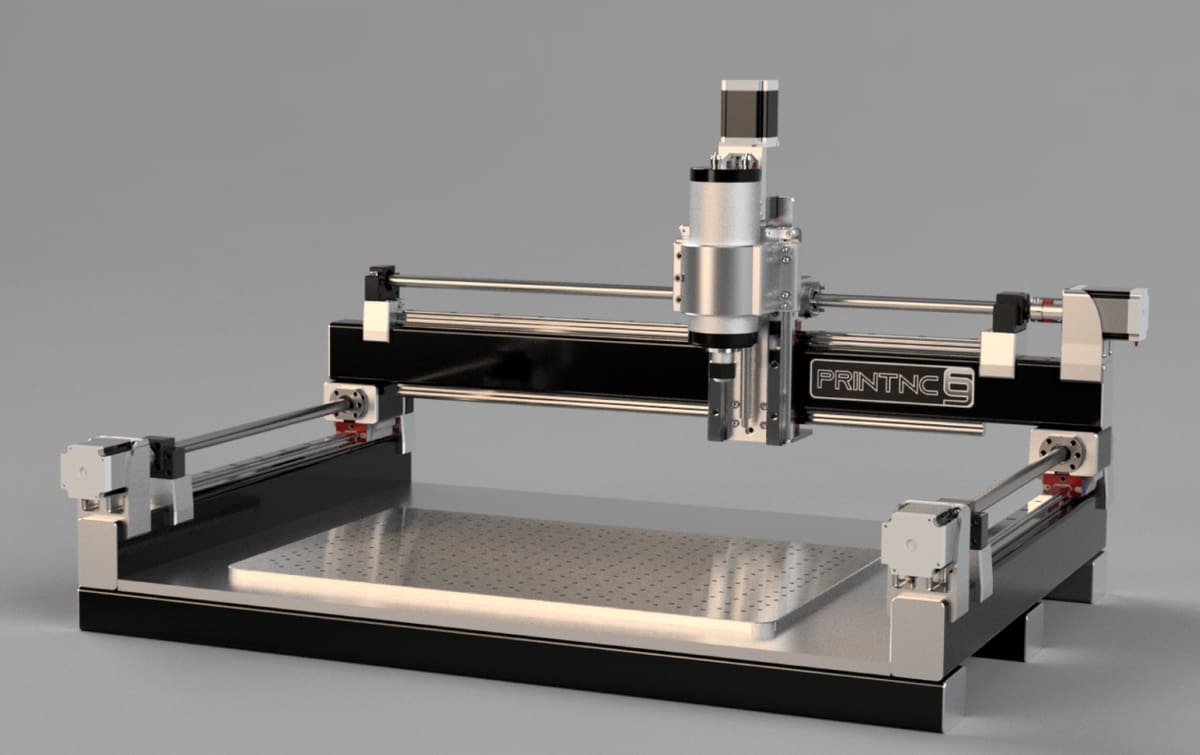 Imagen de Fresadora CNC casera / Máquina CNC DIY: PrintNC de ThreeDesign
