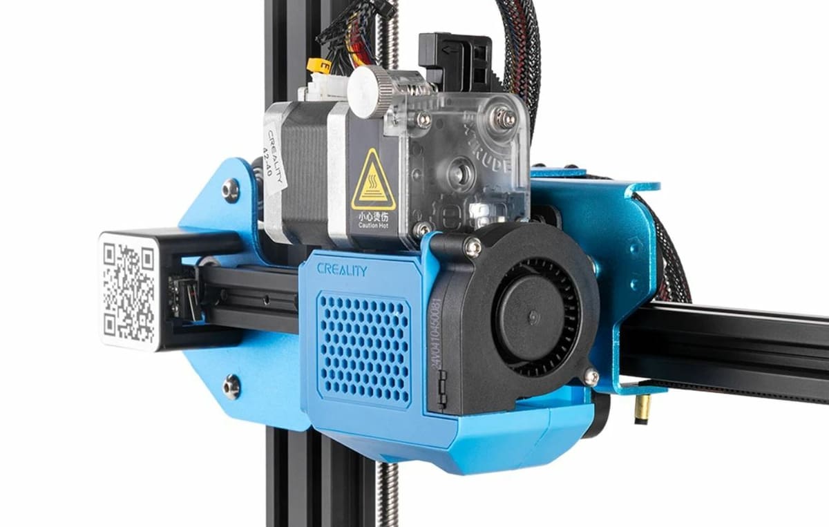 The CR-10 V3 uses a quality E3D Titan extruder for powerful direct drive extrusion