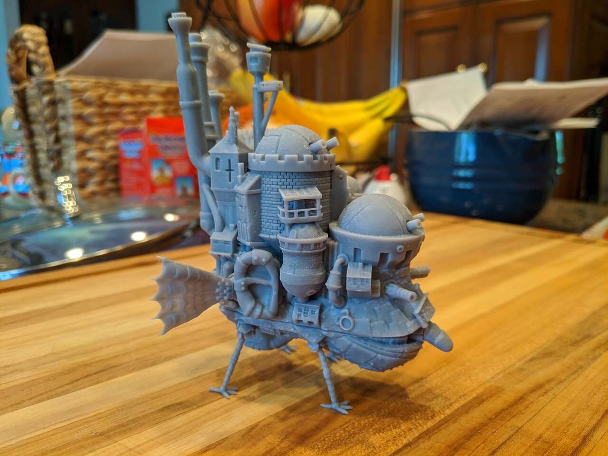 Go from Kingsbury to Porthaven with this Howl's 3D printed castle!