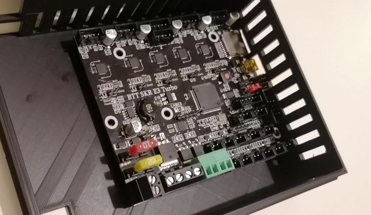 The SKR E3 Turbo is made by Biqu and has a fast processor with a ton of ports