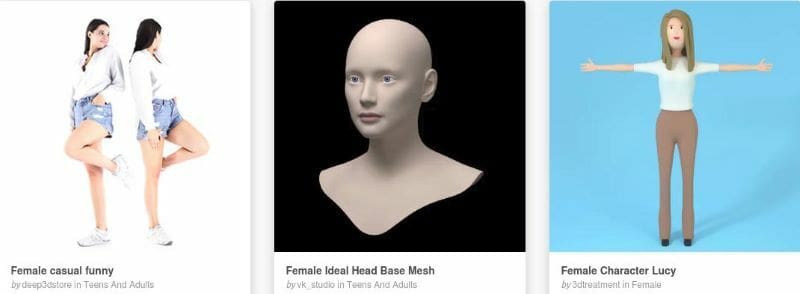 Some helpful human bodies featured on Envato Market