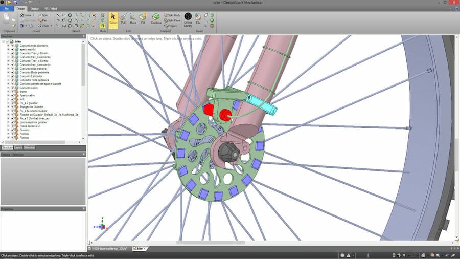 DesignSpark Mechanical is another free CAD software that offers 3D modeling in an intuitive fashion