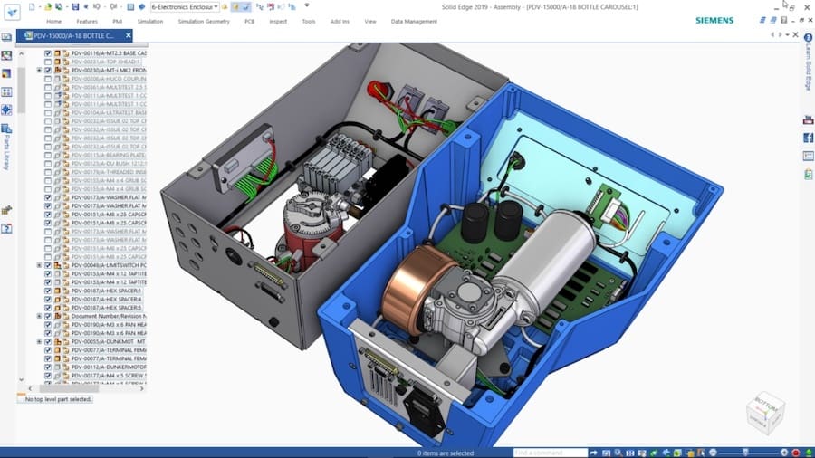 Solid Edge Community Edition is a free professional CAD program for personal use