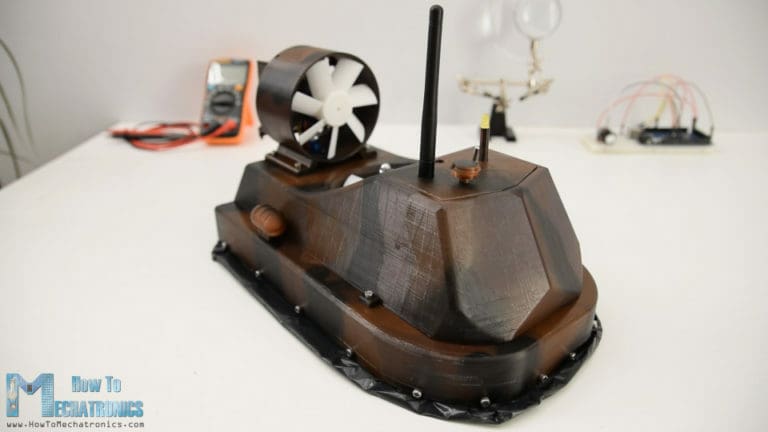 This RC hovercraft really flies!