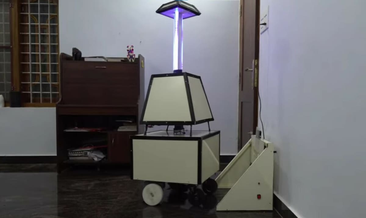 Exterminate germs with this rechargable robot