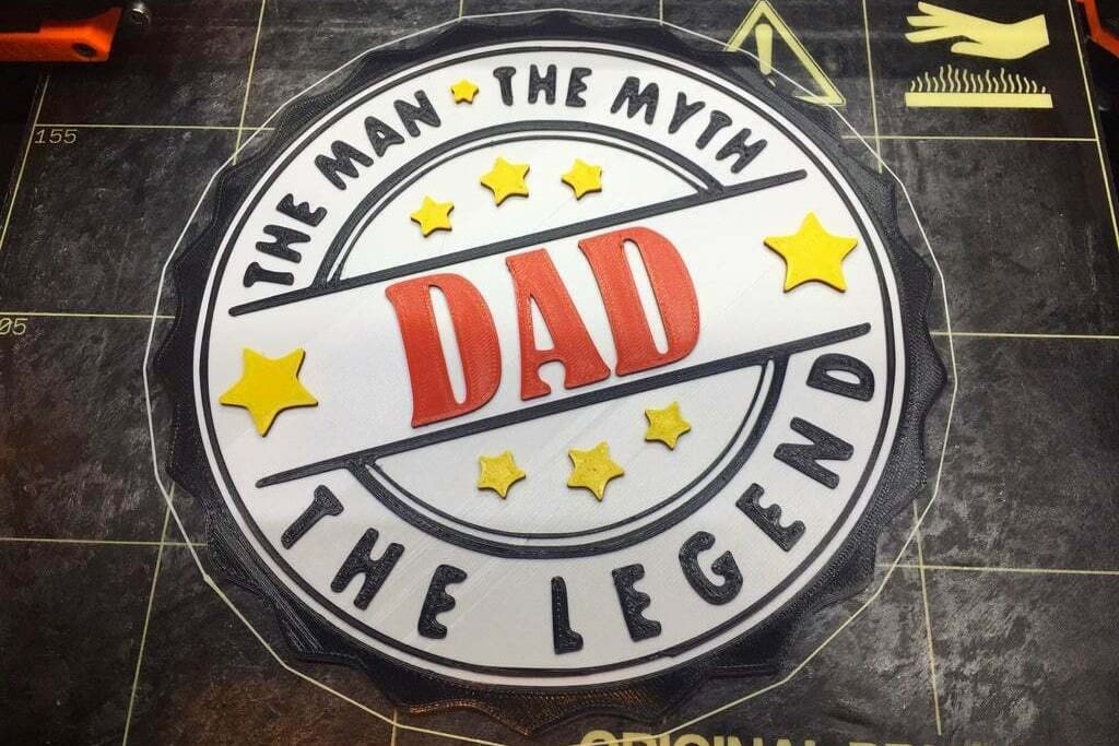 Let everyone know how great Dad is with this coaster