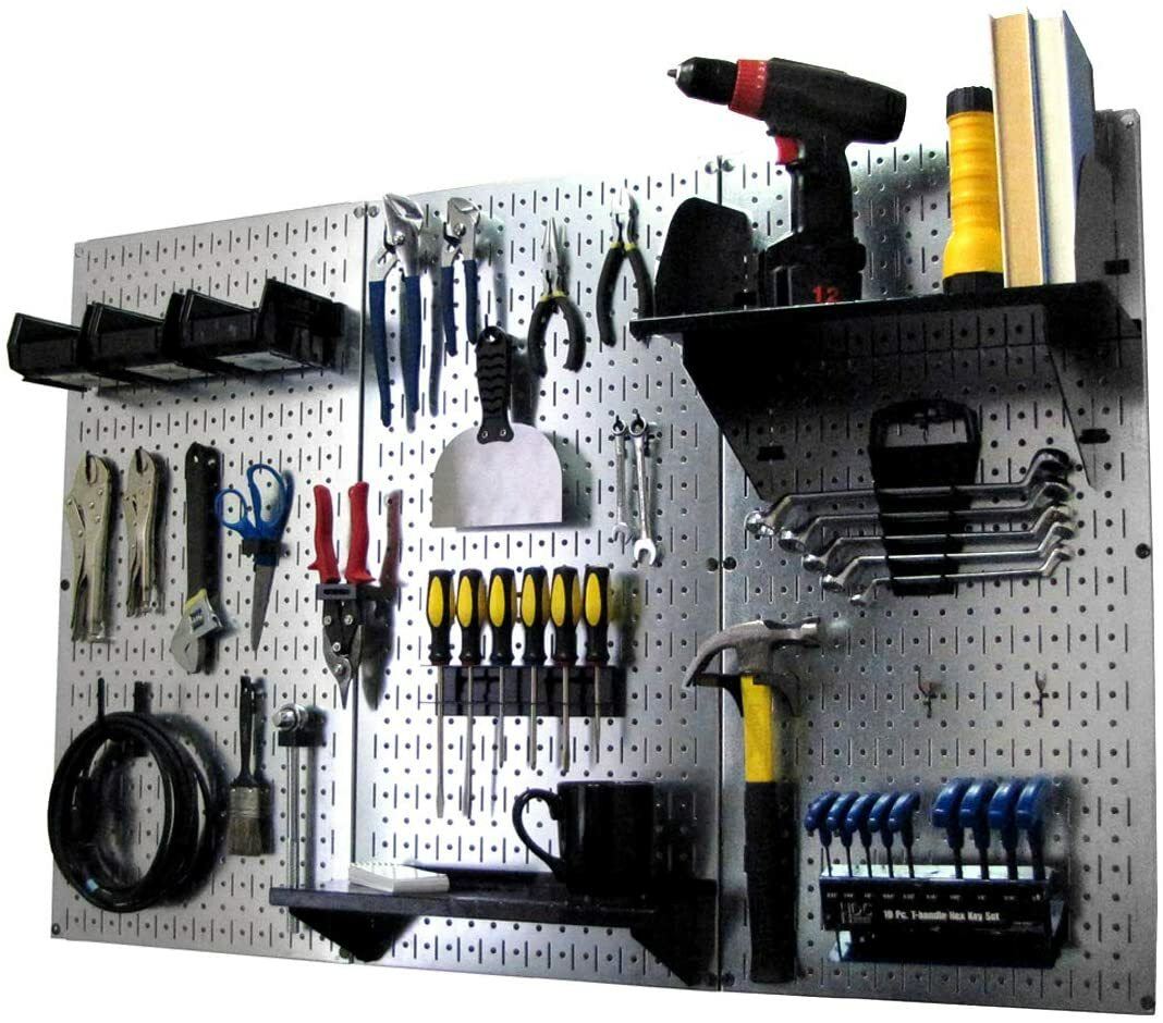 Pegboards are great to maintain quick access of all tools