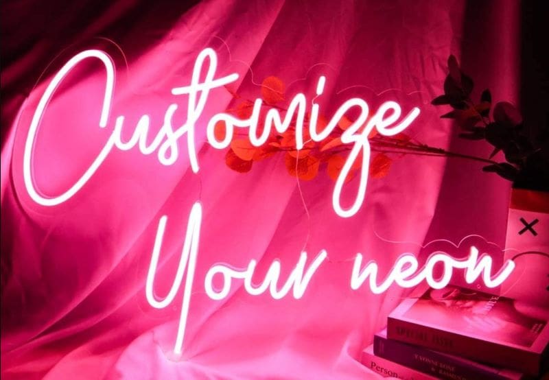 Add that neon touch