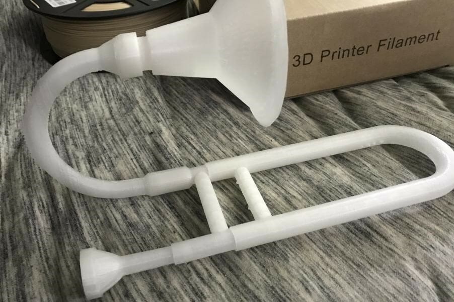 You'll need to seal any gaps and oil the slide before attempting to play this tiny trombone