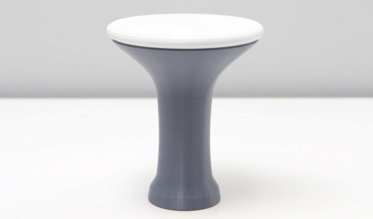 This drum was designed after a Darbuka drum