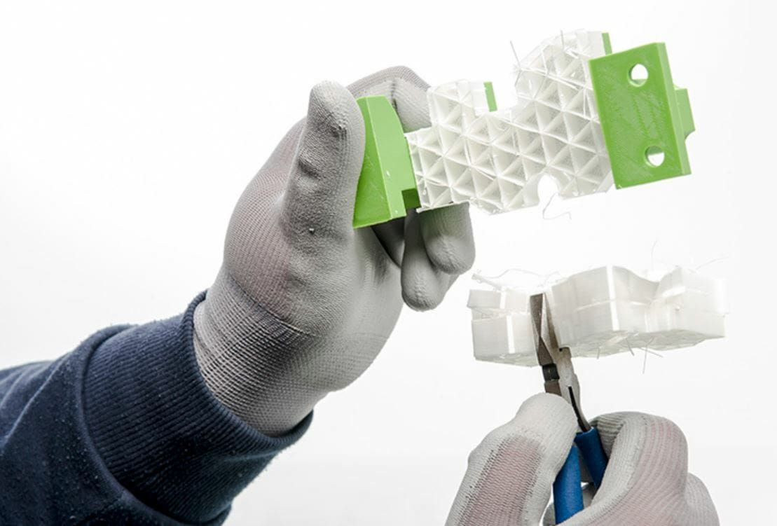 Breakaway is a support filament that comes off with a snap