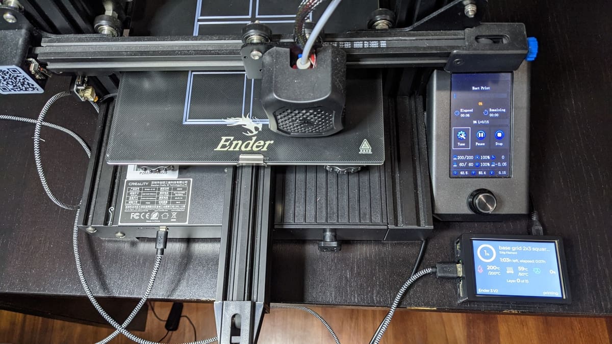 OctoDash with an Ender 3 V2