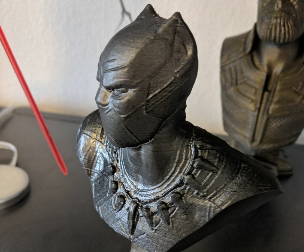 This Black Panther was printed in PLA