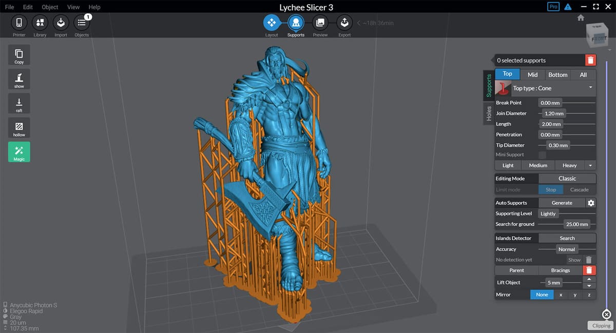 Resin slicers work differently than FDM