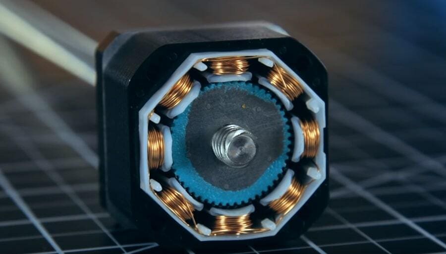 It's easier to replace a faulty stepper motor than to repair it