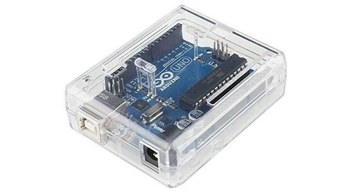 A simple-to-assemble enclosure made of clear ABS by SB Components