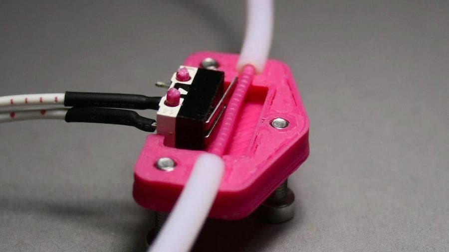 Mechanical switches are by far the most common sensor used for filament runout detection