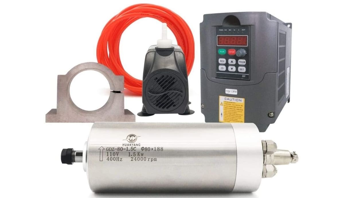 This is one comprehensive spindle motor set