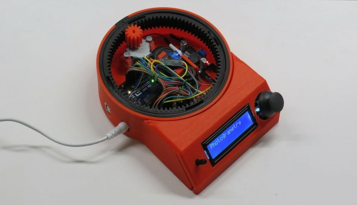 With a 3D printer and a bit of wiring you can have your own scanning table
