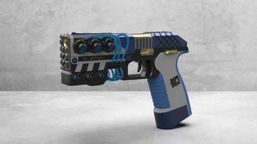 May be a pea shooter in game, but whoa, the model's nice!