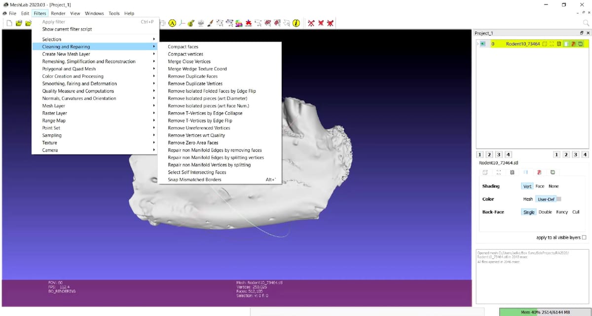 Image of: 3. MeshLab
