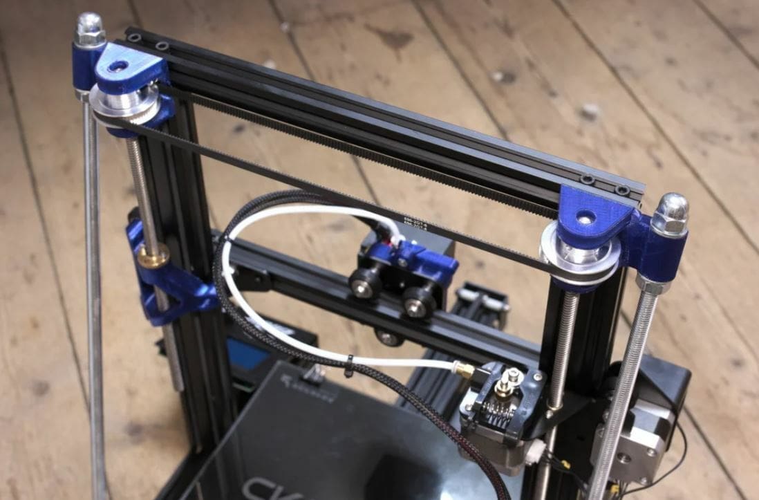 You can add a second Z-axis lead screw to prevent the X gantry from sagging