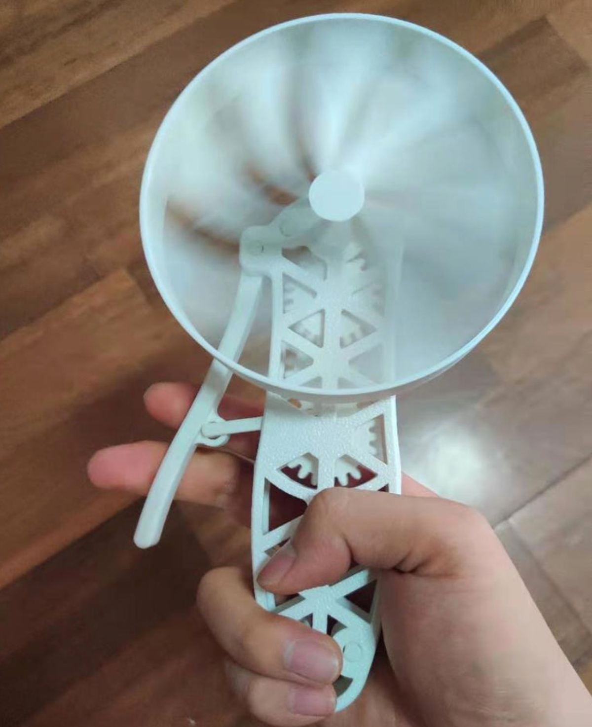 Foto de Projetos para impressora 3D: coisas para imprimir em 3D: Ventilador manual