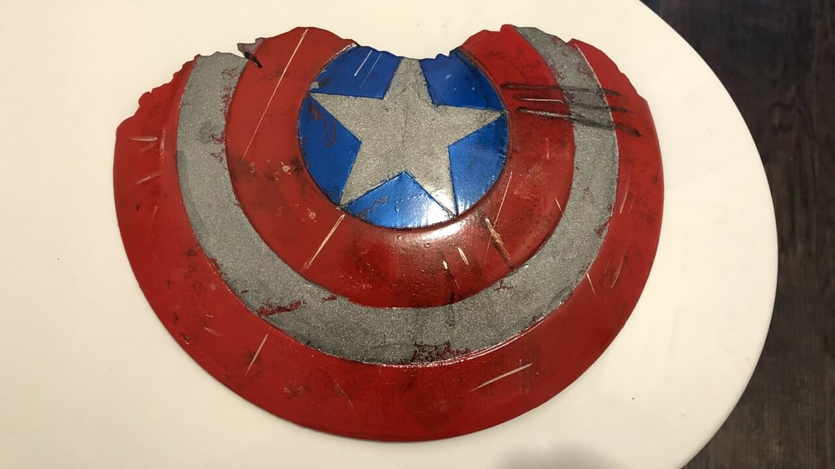 The final look of the shield depends completely upon the kind of post processing done