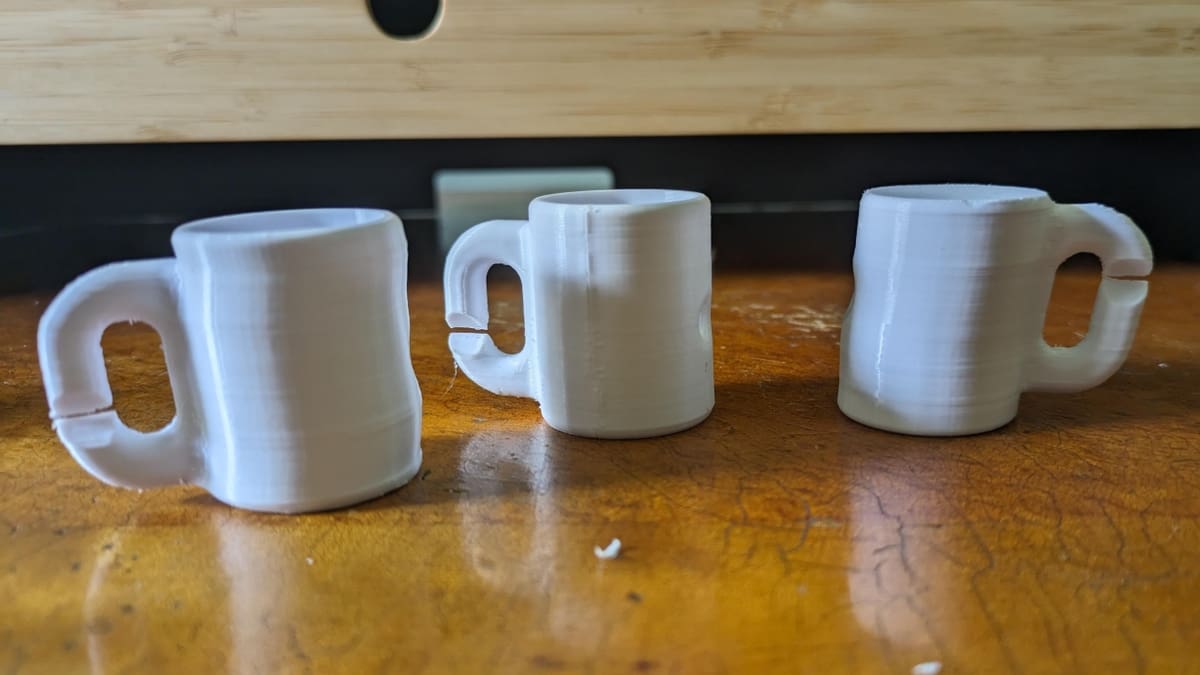 Printing one at a time doesn't guarantee perfection