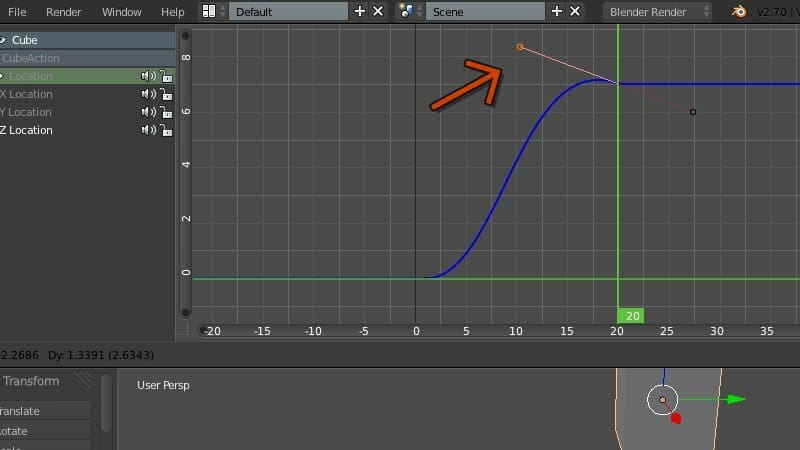 Fine-tuning keyframes in the Graph Editor