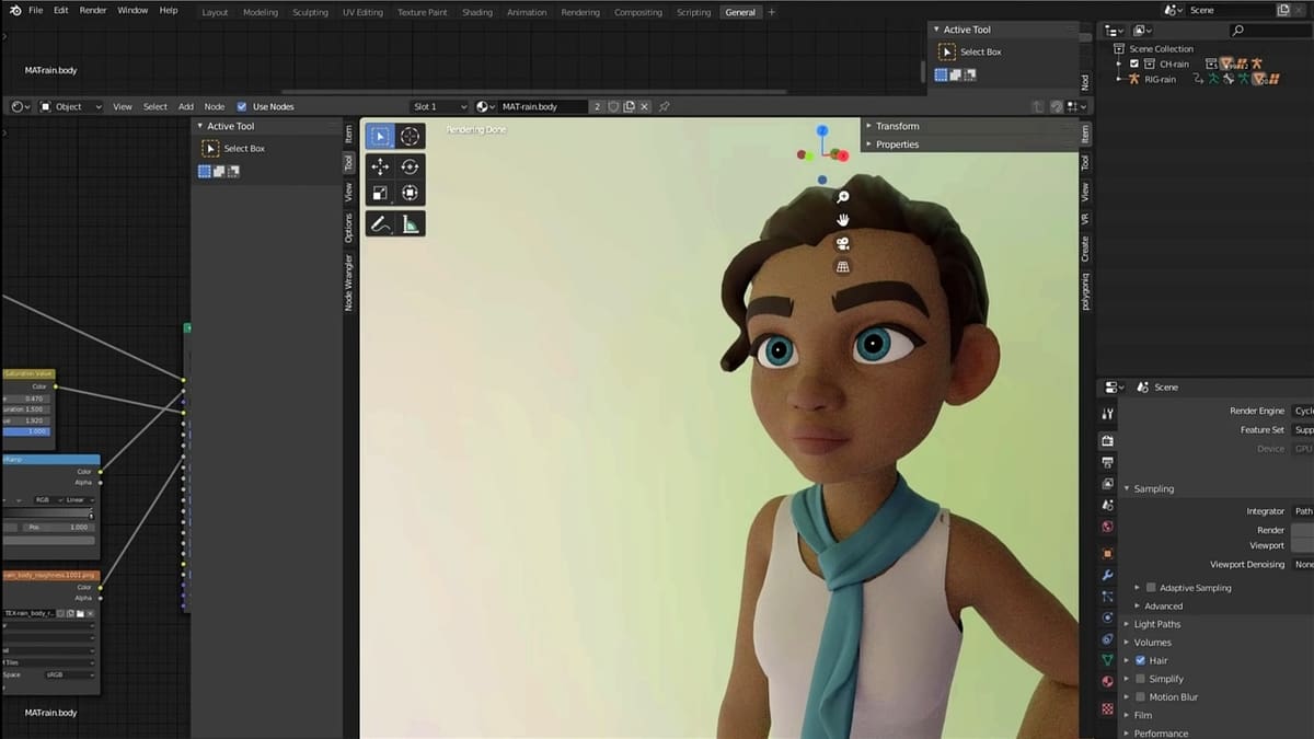 Rendering lets you share your animation with the world