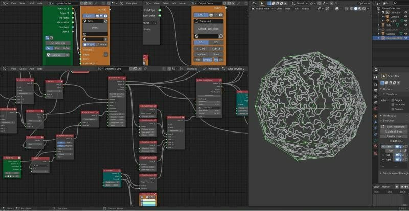 The Sverchok add-on boosts Blender parametric modeling capabilities