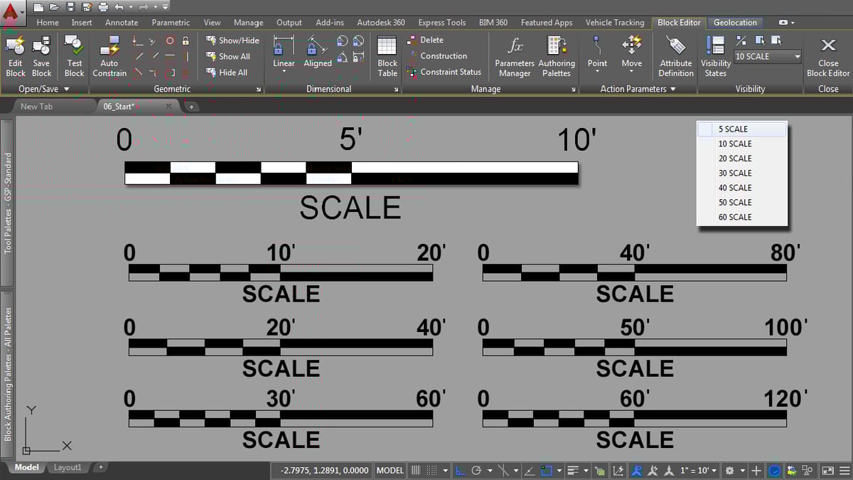 Scaling helps the designer to represent huge objects in a user-friendly way