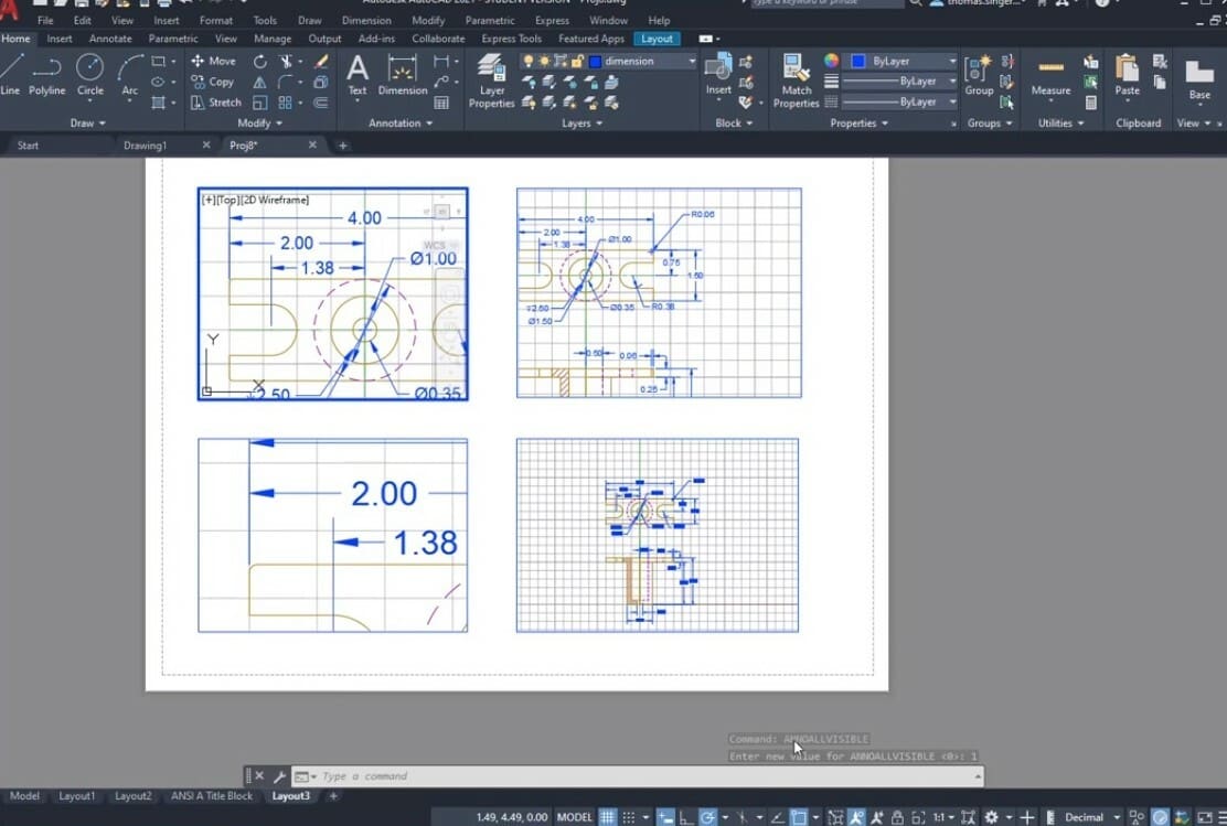 Annotations help you understand extra information from the designer