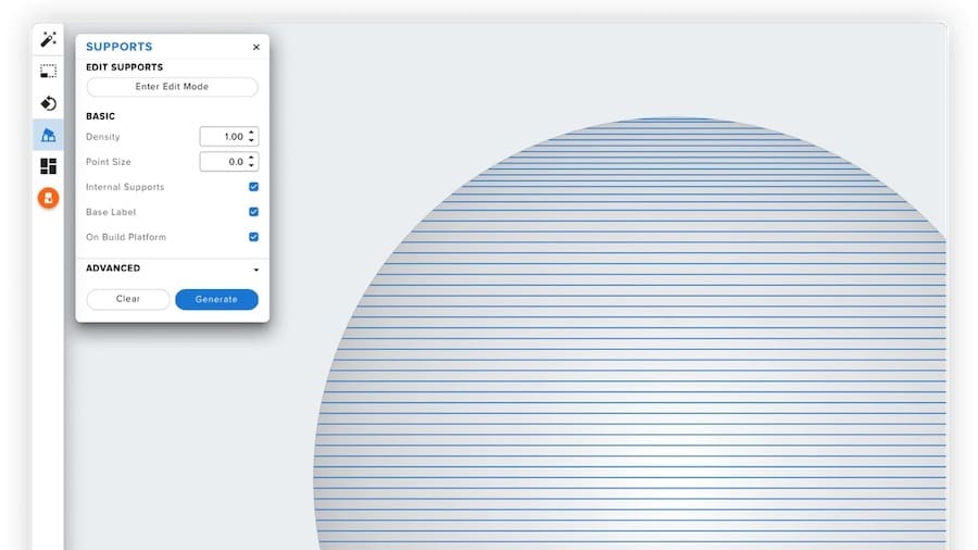 Adaptive slicing uses different layer heights for faster print times while maintaining quality