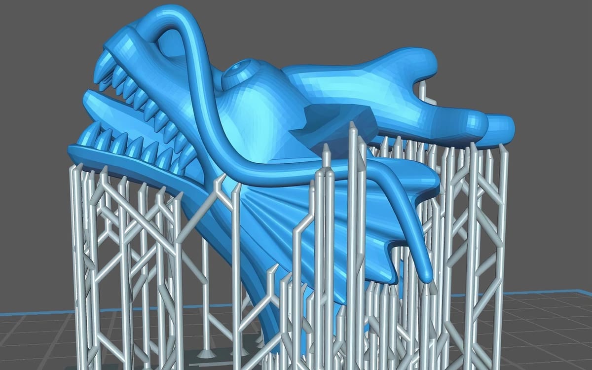 Support placement is an important factor in how a model is sliced
