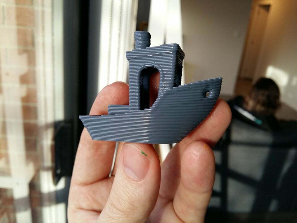 A layer height of 0.6 high prints fast, but is not within the #speedboatrace rules