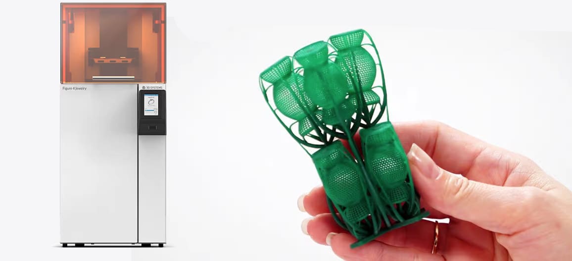 Image of The Best 3D Printers for Jewelry: 3DSystems Figure 4 Jewelry