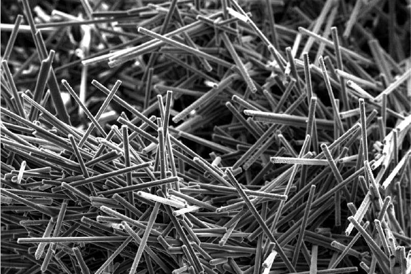Carbon fiber fragments used in 3D printing