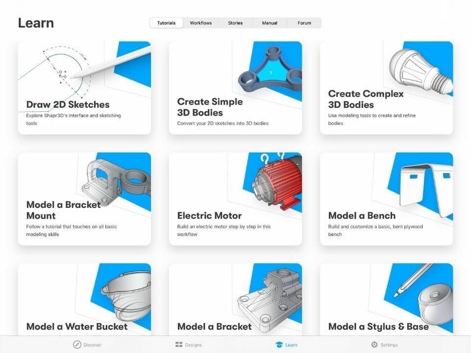 There are in-app shortcuts to guides and tutorials on how to use the app's features