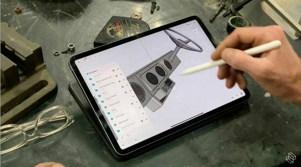 Shapr3D is especially useful in workshops