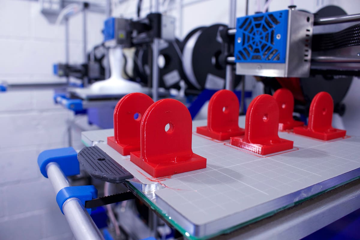 Printing multiple complicated parts one by one is actually more efficient.