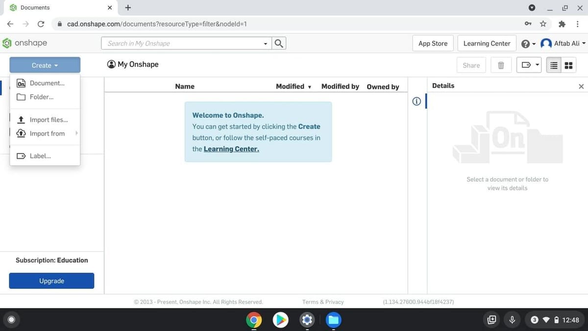 With OnShape, you can view DWG files on both PC and mobile