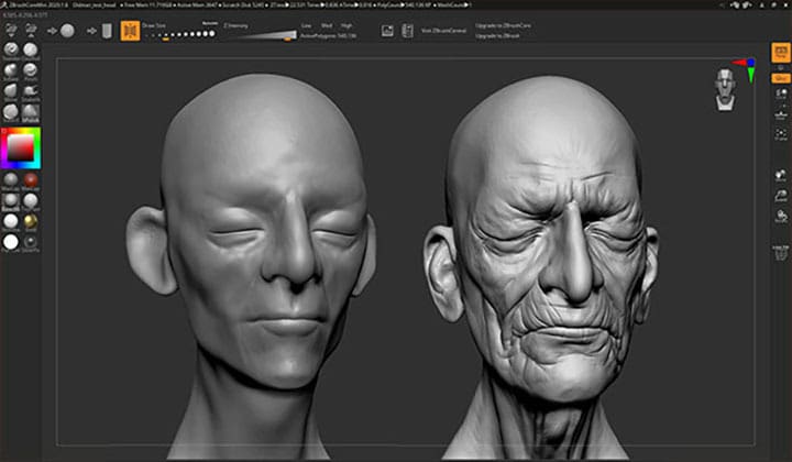 ZBrushCoreMini is an ideal tool for people getting started
