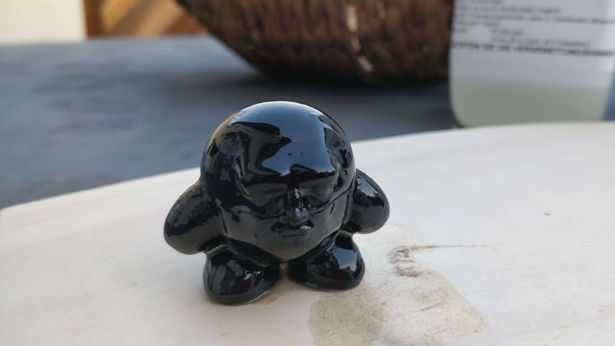 An epoxy coating leaves an incredible shine