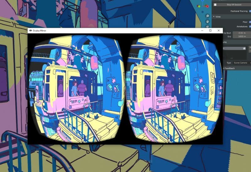 The scene can be viewed after you've set up the cameras