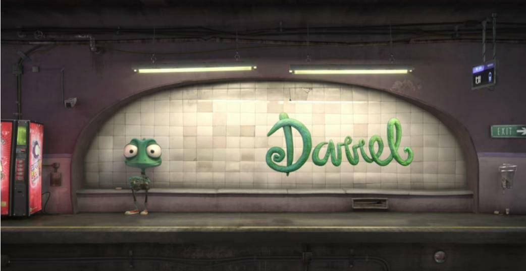 Catching a fly on a subway bench