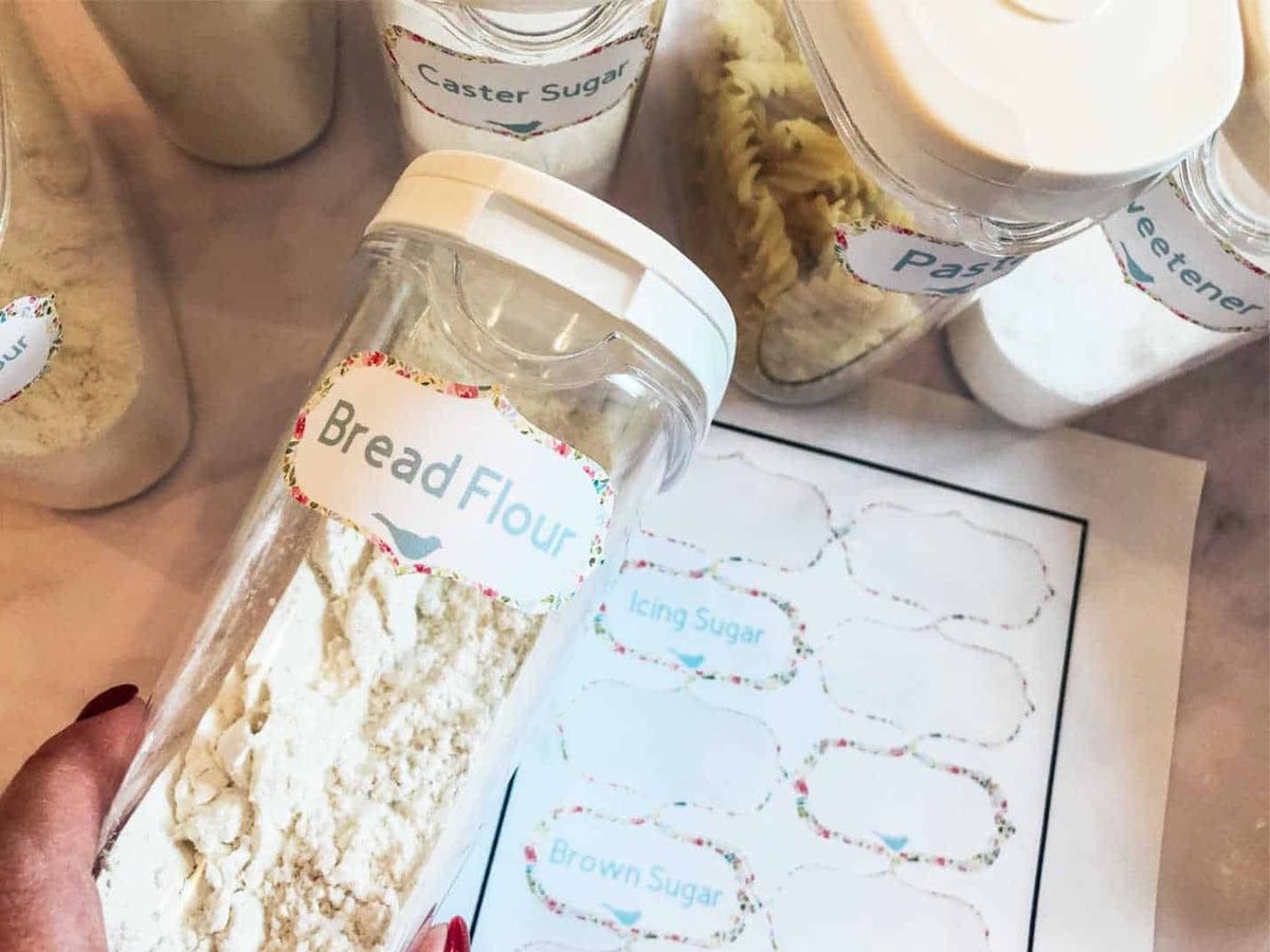 Put the Cricut Maker to work in your kitchen with these handy labels