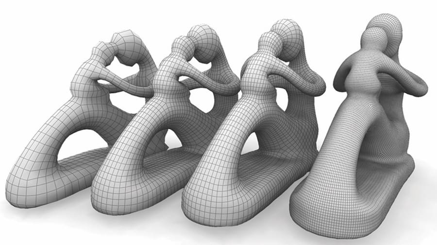 Both STL and OBJ represent surfaces of 3D objects via polygon meshes