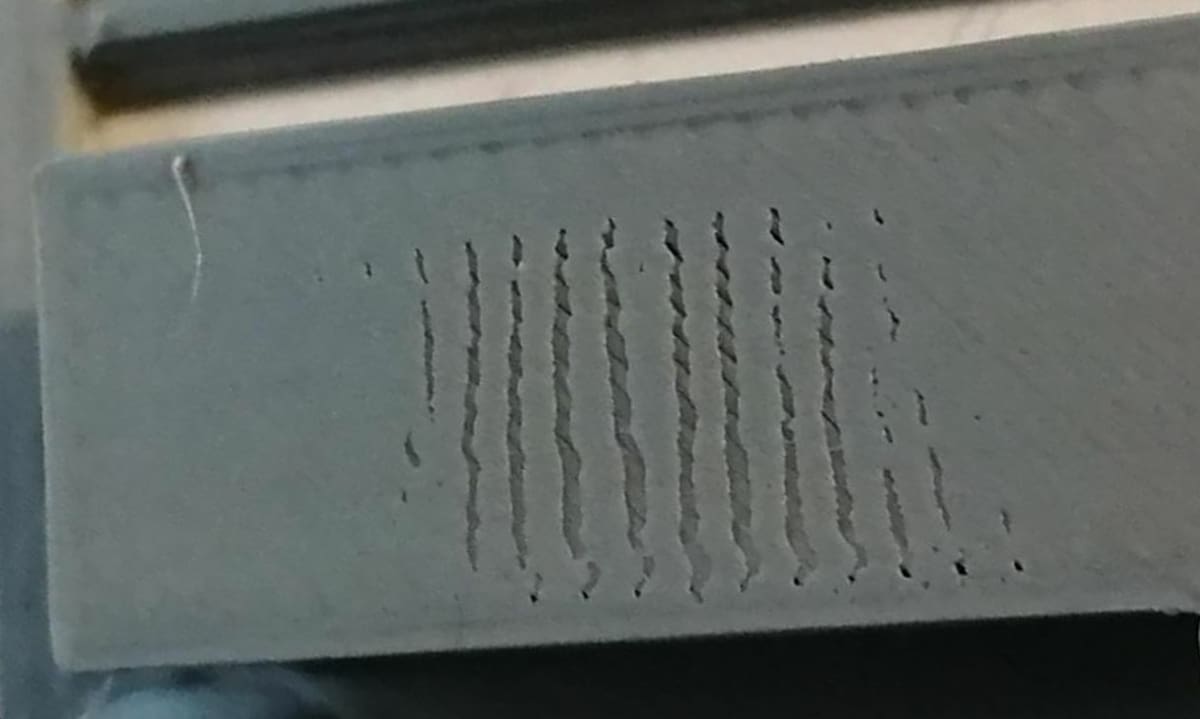 If you notice layer lines bleeding through an ironed surface, try increasing the flow rate